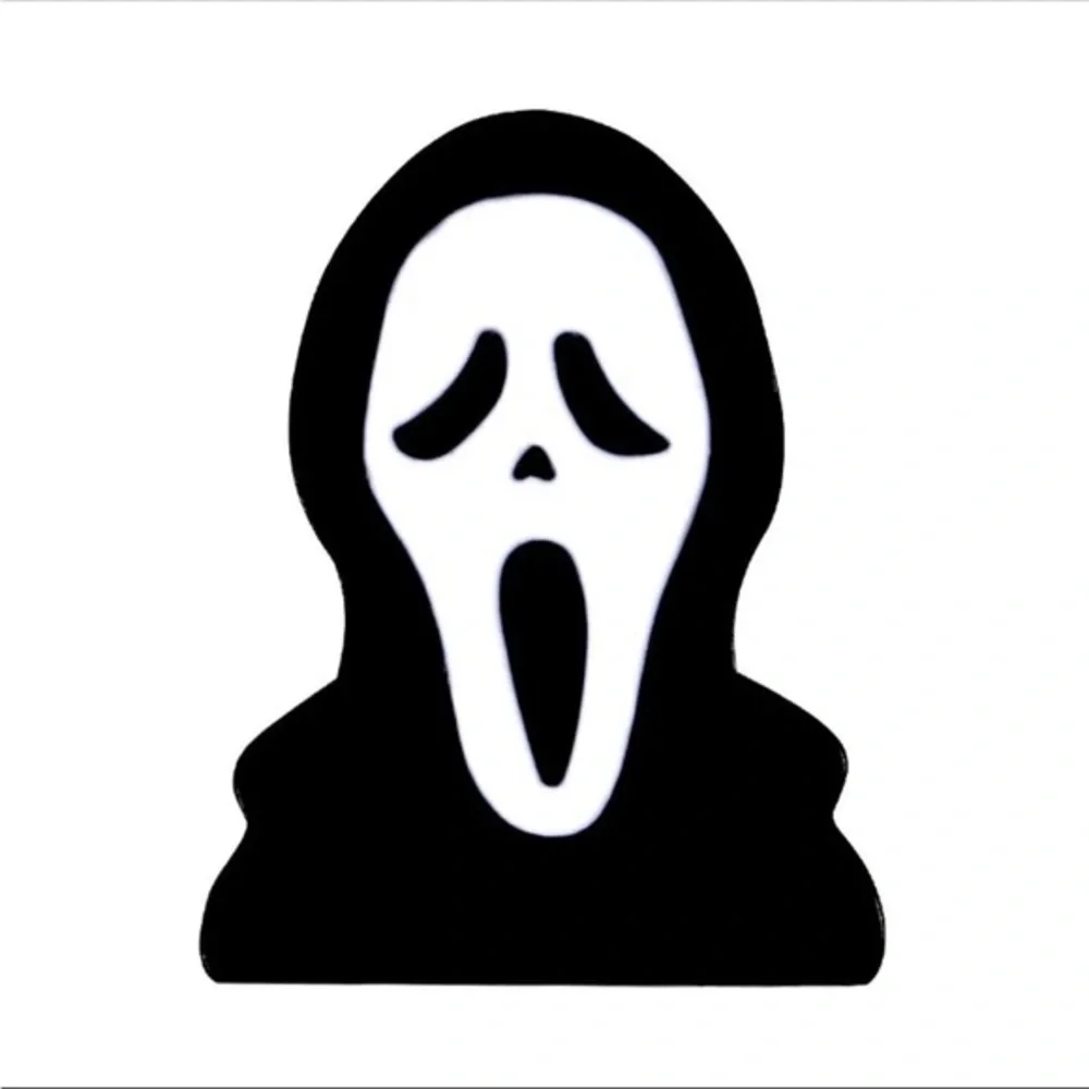 5/20$  Scream Ghost Face Ghostface Horror Kawaii Aesthetic Goth Enamel Pin - Picture 10 of 16